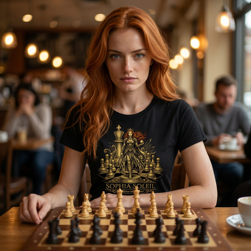 "Das Leben ist ein Spiel" - SOPHIA SOLEIL, Kurzärmeliges Unisex-T-Shirt, einseitiger Druck